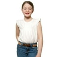 thumbnail image 2 of Hold'em Kids Elastic Adjustable Strech Belt with Leather Closure for Male - Beige, 2 of 4
