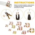 thumbnail image 3 of Juego variado de abrazaderas de oreja y clips de resorte Kit de abrazaderas para manguera de gas de 100 piezas, 3 of 5