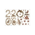 thumbnail image 2 of Christmas 2026 Window Clings – Removable Glass Stickers for Windows & Doors – No-Glue Reusable Holiday Decals – Bells & Snowflake Window Decorations for Shopping Malls, Homes & Offices, 2 of 6