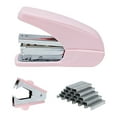 thumbnail image 2 of SLYNSHome Staplers Set for Office Desk Handheld Stapler with with 1 Box Staples & Staple Remover Heavy Duty Stapler Office Supplies (Pink), 2 of 7