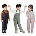 thumbnail image 6 of Krdevn Child Boys Girls Winter Windproof Outdoor Ski Trousers Thicken Overalls Suspender Pants,Size:3-4 Years, 6 of 6