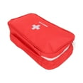 thumbnail image 4 of Sac d'Urgence, Sac de Premiers Soins Imperméable et Vide, Rangement Facile pour l'Extérieur Rouge, Gris, 4 of 8