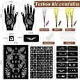 thumbnail image 2 of Kit de plantillas temporales para tatuajes InkForge con 4 conos de tatuaje, 2 of 7