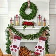 thumbnail image 5 of CuiLiyq Christmas Stockings, Hanging Cat Dog Stockings Christmas with Large Paw for Christmas Tree Decorations, Cute Pet Plaid Xmas Stockings for Dogs Cats (Red), 5 of 7