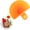 Orange, variant on Clip-On Dip Bowls for Plates & Bowls – Plastic Sauce Holders for Ketchup, Salsa, Veggies, Vinegar & Snacks Chip & Dip Serving Set,dip clips for plates and bowls