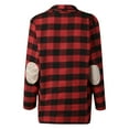 thumbnail image 4 of Pimelu Women's Open Front Cardigan Buffalo Plaid Shirt Cardigan Sweater Jacket Coats Spring Cardigan for Women Womens Plaid Jacket Shirts Spring Ladies Outerwear Tops, 4 of 7