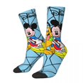 thumbnail image 1 of Calcetines divertidos y alegres para hombre, estilo vintage Harajuku, Mickey Mouse, estilo callejero, novedosos, informales, con estampado de regalo, 1 of 6