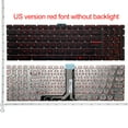 thumbnail image 4 of Clavier d'Ordinateur Portable US/RU/SP/FR pour MSI MS-16J1 16J5 16J7 16J8 16JB 16H7 16U7 1781 1782 GP63 GL73 GL72M MS-1771 1772 1773 13F1 RU Rétroéclairé Rouge, 4 of 5