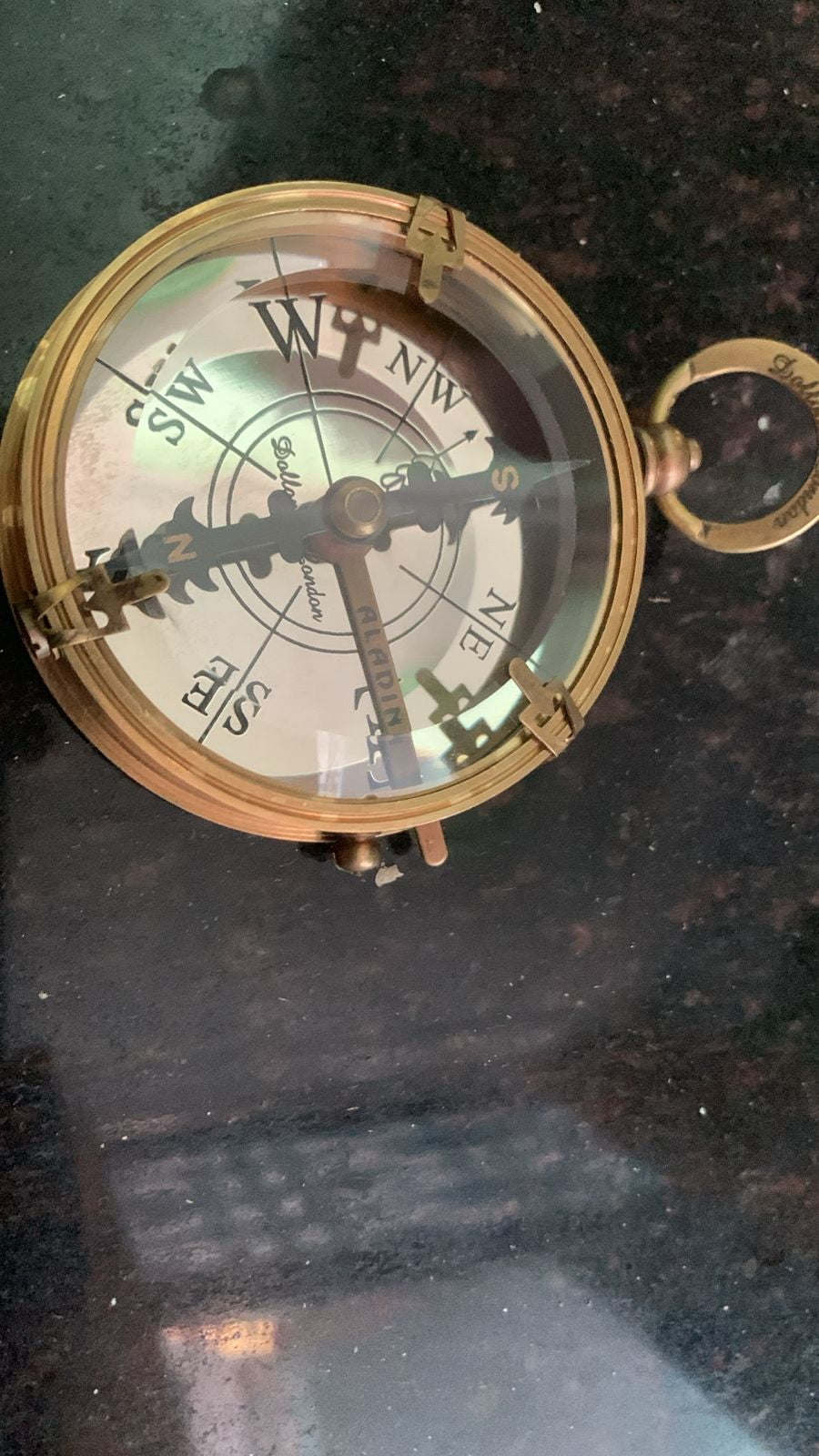 Maritime Treasures Instruments Brass Compass Engraved Gift for Son, Grandson, Daughter, Baptism, Confirmation Communion Godson Church Graduation Day-Isaiah41:31
