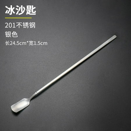 

Kitchen Tableware Stainless Steel Long Handle Cocktail Bar Spiral Pattern Drink Shar Muddler Stirrer Twisted Mixing Spoon