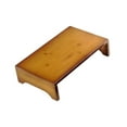 thumbnail image 3 of Taburete bajo de madera para debajo del escritorio, moderno y creativo, rectangular, para cama, pequeño, otomano bajo para sala de estar, tatami y, 3 of 8