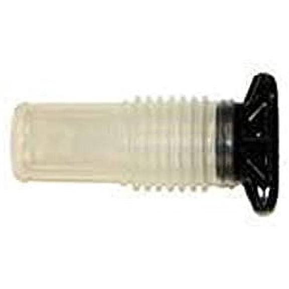 Black 2-Hole Bag Adapter With Clear Tube # 541752