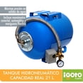 thumbnail image 2 of Tanque Para Hidroneumatico Igoto Horizontal 24 Litros TH-24 Azul, 2 of 3