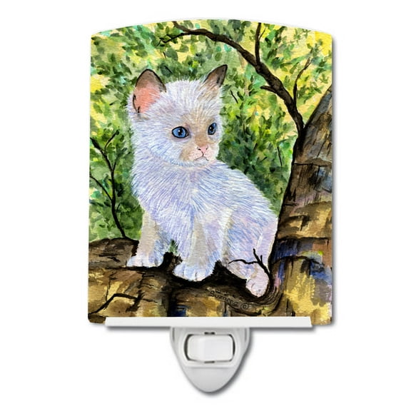 Caroline's Treasures SS8279CNL Cat - Ragdoll Ceramic Night Light, 6x4x3", multicolor