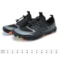 thumbnail image 3 of Zapatos De Vadeo Zapatos de agua de goma para la playa, zapatillas antideslizantes para vadear en la playa (negro 46) Likrtyny  Para Estrenar, 3 of 9