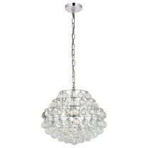 Savannah 16 inch pendant in chrome