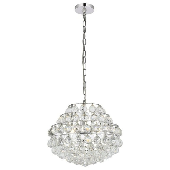 Savannah 16 inch pendant in chrome
