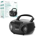 thumbnail image 1 of Boombox Bluetooth Philco Negro portátil reproductor de CD y casetes con entrada auxiliar 3.5 mm y al, 1 of 8