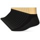 thumbnail image 1 of Calcetines Hanes X-Temp acolchados invisibles, paquete de 12, negros, talla US 6, 1 of 1