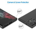 thumbnail image 7 of JETech Slim Fit Case for Samsung Galaxy S22 Ultra 5G 6.8-Inch, Thin Phone Cover with Shock-Absorption and Carbon Fiber Design (Black), 7 of 7
