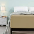 thumbnail image 4 of Subrtex Bedding Fitted Sheet Stain Resistant Soft Brushed Microfiber Single 1 Fitted Sheet for Mattress (King, Khaki), 4 of 6