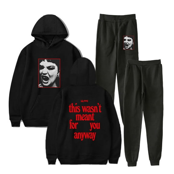 Lola Young Album Cover Merch Hoodies Jogger Pants Cosplay Unisex HipHop Streetwear Set