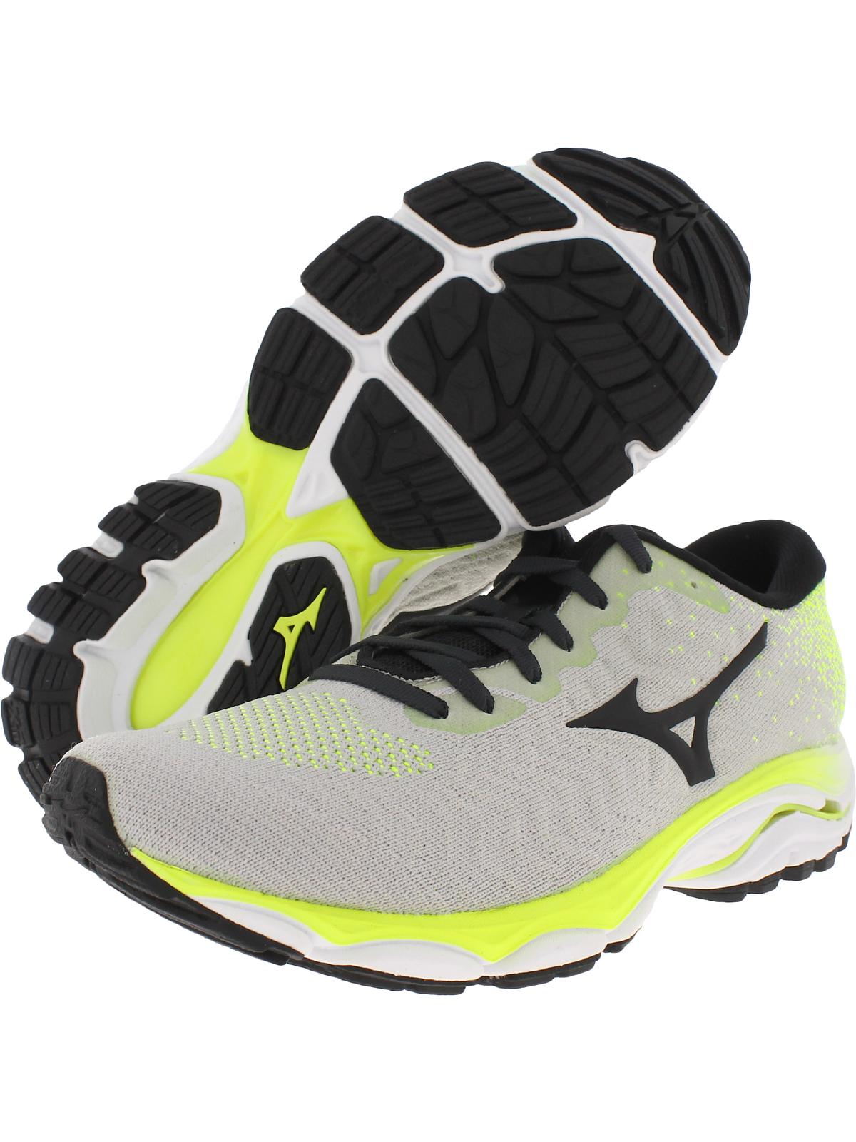 Mizuno Men's Wave Inspire 16 Waveknit™ Running Shoe, Size 8, Skydiver-Silver (Sd73) - image 2 of 3