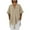 Khaki, variant on Mgmyaa Men's Casual Cotton Linen T Shirt Baggy Short Sleeve High-Low V-Neck Tee Summer Loose Tops