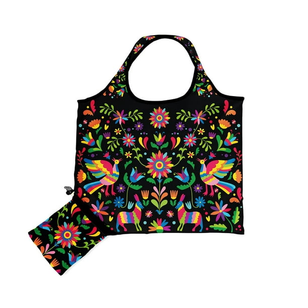 Bolsa Plegable de Tela Flores Tenango Tigsa 4710201497993 Bodega Aurrera en linea
