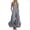 Gray, variant on Linen Jumpsuits For Women 2026 Summer Dressy Square Neck Ruffle Hem Rompers Lightwieght Flowy Boho Gauze Pant Overalls
