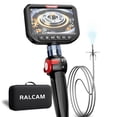 thumbnail image 1 of Ralcam Endoscópio Industrial Articulado de 3.9mm, Câmera de Inspeção HD de 5 Polegadas com Luz, Câmera com Fibra Óptica Flexível em Aço Inoxidável 0,15 pol – Ferramenta Automotiva Mecânica, 1 of 8