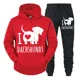 thumbnail image 3 of Trajes para hombre con estampado de "I Love Dachshunds", sudaderas con capucha y pantalones con letras de animales divertidos, conjuntos de 2 piezas, sudaderas casuales para amantes de los perros salc, 3 of 5