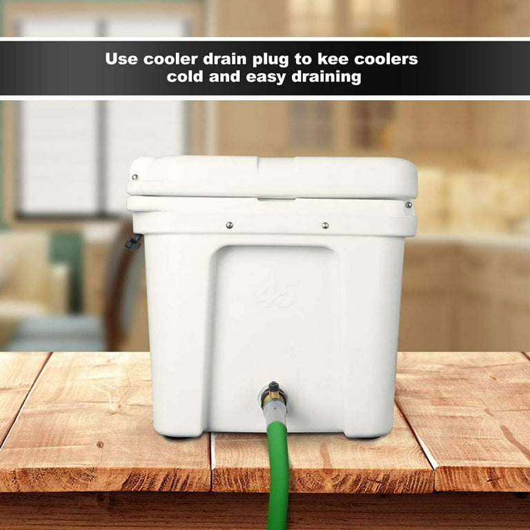 Drain Plug Hose Connection For Yeti Cooler, Cooler Drain