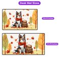 thumbnail image 5 of Welcome Fall Border Collie Enjoys School Time Autumn Fall Leaves Desk Mat Full Keyboard Mouse Pad Borders Dog Lovers Gifts Idea Large Mousepad - 02013, 5 of 5