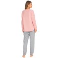 thumbnail image 3 of MintLimit Women's Solid Pajamas Sets Long Sleeve Tops and Jogging Pants Lounge Sleepwear Pjs Set, 3 of 4