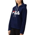 thumbnail image 2 of Fila Womens Josephine Sherpa Crop Super Soft Hoodie Pullover, 2 of 3