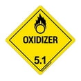 thumbnail image 2 of 2" x 2" Permanent Durable Square D.O.T. Hazard Labels, Hazard Class 5.1 Oxidizer Label, 100/Roll, 2 of 2