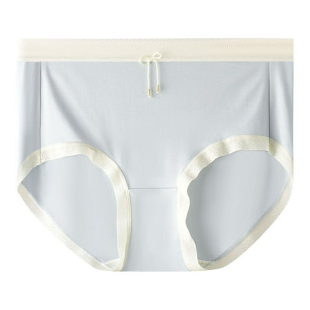 Ladies Underwear Panties Tummy Control Cotton Panty  Women Medium-Waist Briefs Solid Color Women Underwear