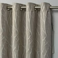 thumbnail image 3 of Exclusive Home Forest Hill Patio Room Darkening Blackout Grommet Top Patio Curtain Panel, 108"x96", Natural, 3 of 7