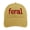 Sand, variant on Ferál Charcoal Baseball Cap for Men Women, Adjustable Snapback Hats Cotton Hat
