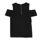 thumbnail image 2 of bar III Blusa con hombros descubiertos para mujer, negro, extra pequeña, 2 of 2