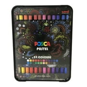POSCA Pastel Set, 24-Colors, Hard-Shell Case