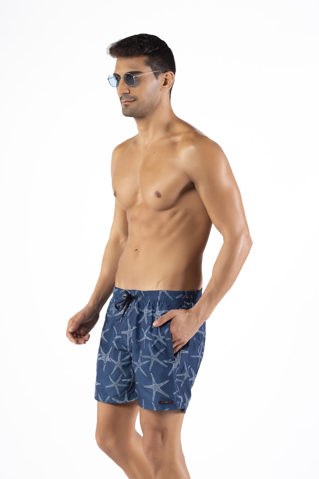 High Quality Men's White Board Shorts Graphic Round of Watercolor Turtles  Printed Swimwear New Summer Retro Swim Trunks V236/2