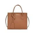 thumbnail image 2 of JoveMarine Women's Fashion Solid Color Handbag Versatile Shoulder and Crossbody Bag Perfect as Birthday Gift for Her and Daily Use Brown, 2 of 6