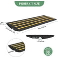 thumbnail image 1 of QinaQin 1 PC 48Inch Rubber Curb Ramp, Heavy Duty, Yellow, 1 of 9
