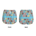 thumbnail image 6 of Goofa Cute Donut Printed Women 2 in 1 Running Shorts,Quick Dry Athletic Workout Shorts,High Waisted Athletic Shorts with Liner Pockets-Small, 6 of 9