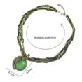 thumbnail image 4 of Zhaomeidaxi Vintage Women Lady Vintage Bohemian Style Turquoise Rhinestone Pendant Collar Chain Necklace Fashion Jewelry for Daily Life, 4 of 4