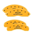 thumbnail image 2 of MGP 4 Caliper Covers Engraved Front & Rear MGP Yellow finish black ch Fits select: 2008 AUDI TT 2.0T, 2009 AUDI TT, 2 of 6