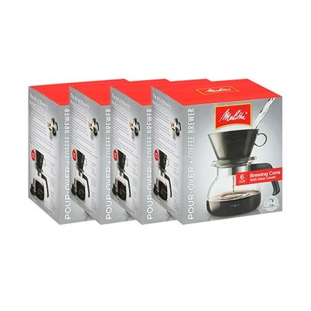 Melitta 640446 2 To 6 Cup Manual Coffee Maker (4-Pack) 6 - Cup Pour Over