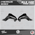 thumbnail image 2 of Kalair GFX Graphics Kit for Kawasaki KLX140 (2008-2018) Cyberware Series, 2 of 5